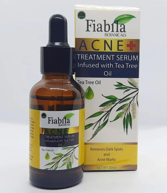 Fiabila Acne Treatment Serum for girls with Tea Tree Oil 30ml - Remove Dark Spots & Acne Marks