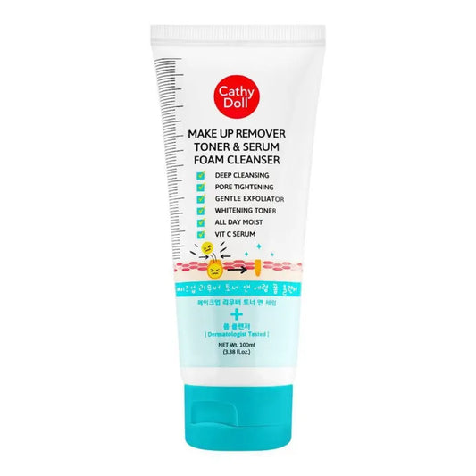 Cathy Doll Make Up Remover Toner & Serum Foam Cleanser 100ml