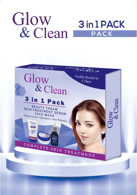 GLOW & CLEAN 3 IN 1 PACK