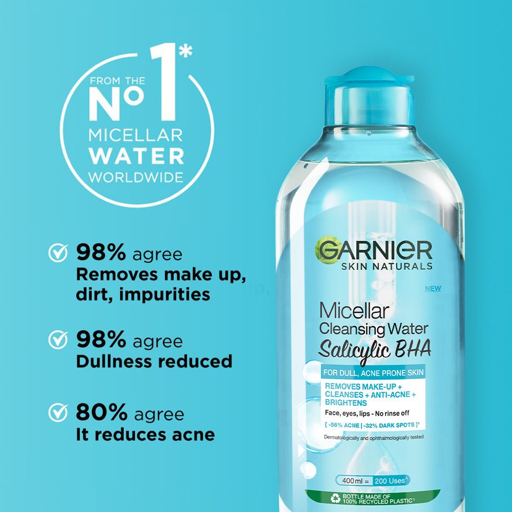 Garnier Skin Naturals Salicylic BHA Micellar Cleansing Water