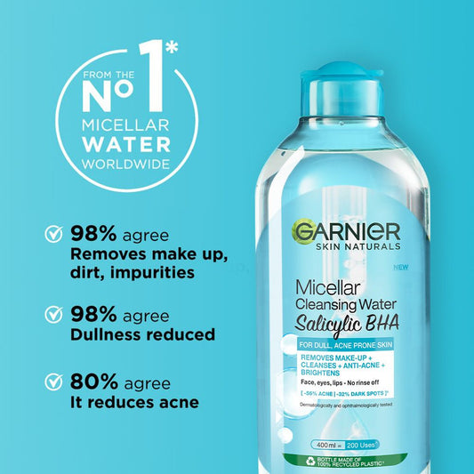 Garnier Skin Naturals Salicylic BHA Micellar Cleansing Water