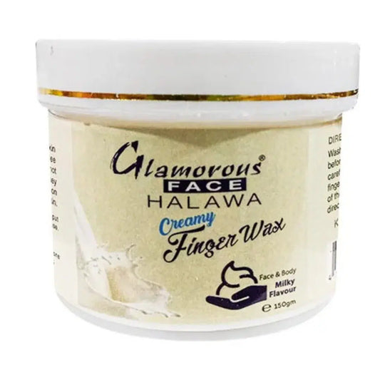 Glamorous Face Halawa Finger Wax with Milk (150g)