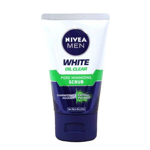 NIVEA MEN WHITE OIL CLEAR PORE MINIMIZING SCRUB 100ML