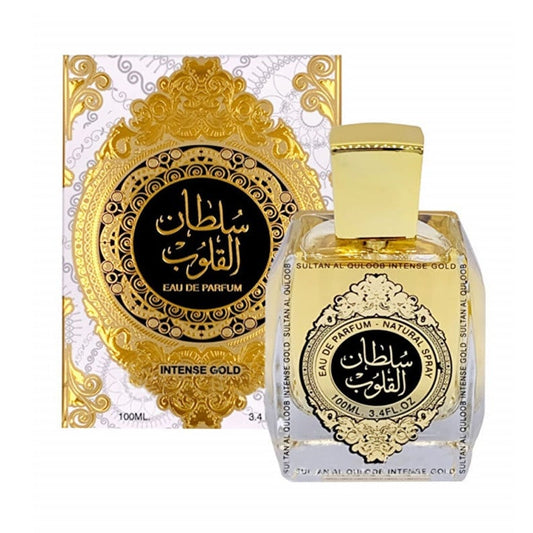 Suroori Sultan al Quloob Intense Gold Apa de Parfum, Unisex, 100ml